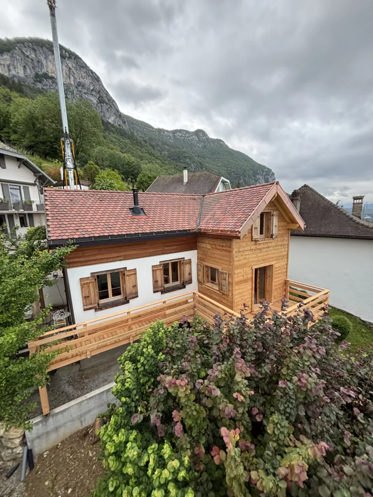 Chantier maison de Menuiserie extérieure | zinguerie | couverture à Veyrier-du-Lac